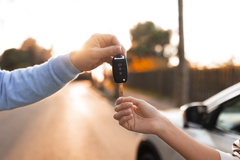 Person preparing get driver license
